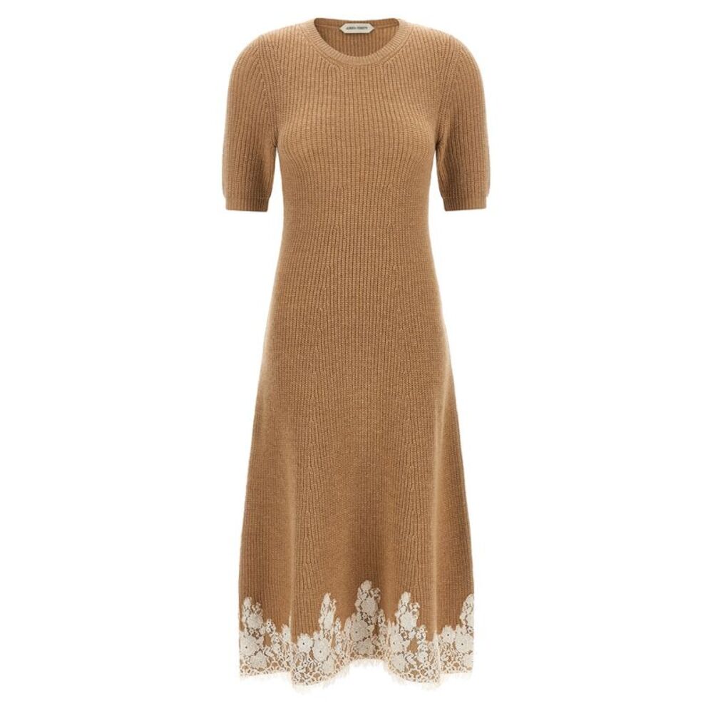 Alberta Ferretti Women Lace Hem Dress